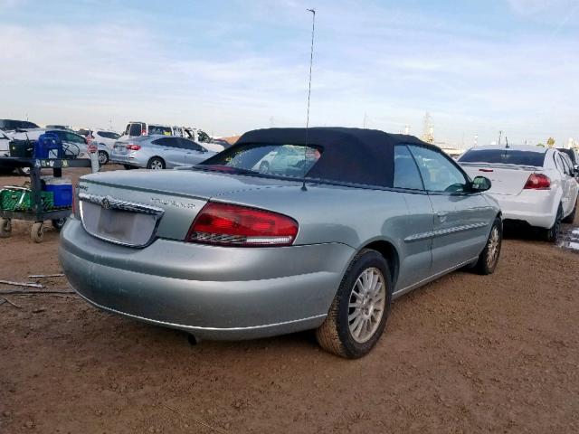 1C3EL55R06N115814 - 2006 CHRYSLER SEBRING TO BLUE photo 4