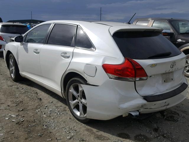 4T3ZK3BB4AU033288 - 2010 TOYOTA VENZA BASE WHITE photo 3