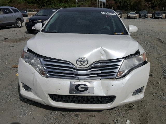 4T3ZK3BB4AU033288 - 2010 TOYOTA VENZA BASE WHITE photo 9