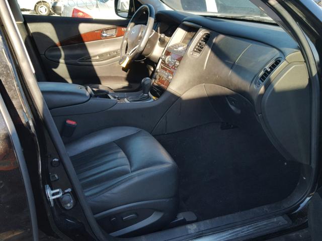 JN1AJ0HR2AM752767 - 2010 INFINITI EX35 BASE BLACK photo 5