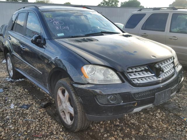 4JGBB86E48A393491 - 2008 MERCEDES-BENZ ML 350 BLACK photo 1