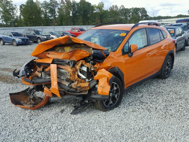 JF2GTABC6JH227751 - 2018 SUBARU CROSSTREK ORANGE photo 2