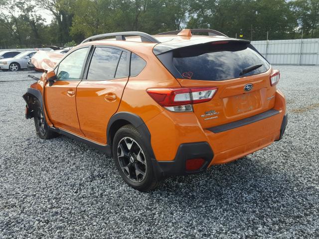 JF2GTABC6JH227751 - 2018 SUBARU CROSSTREK ORANGE photo 3