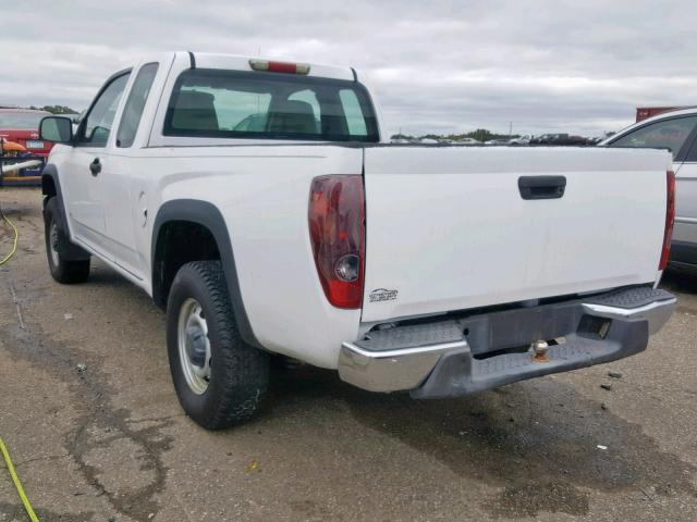 1GCDT196668305065 - 2006 CHEVROLET COLORADO WHITE photo 3