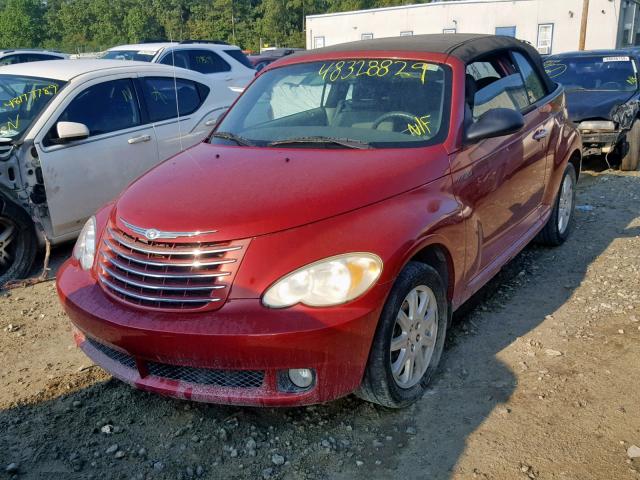 3C3JY55E16T374499 - 2006 CHRYSLER PT CRUISER RED photo 2