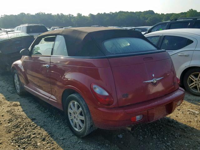 3C3JY55E16T374499 - 2006 CHRYSLER PT CRUISER RED photo 3