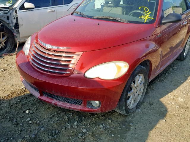 3C3JY55E16T374499 - 2006 CHRYSLER PT CRUISER RED photo 9