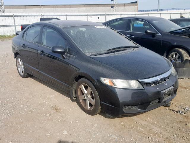 2HGFA16629H343220 - 2009 HONDA CIVIC LX-S შავი ფოტო 1