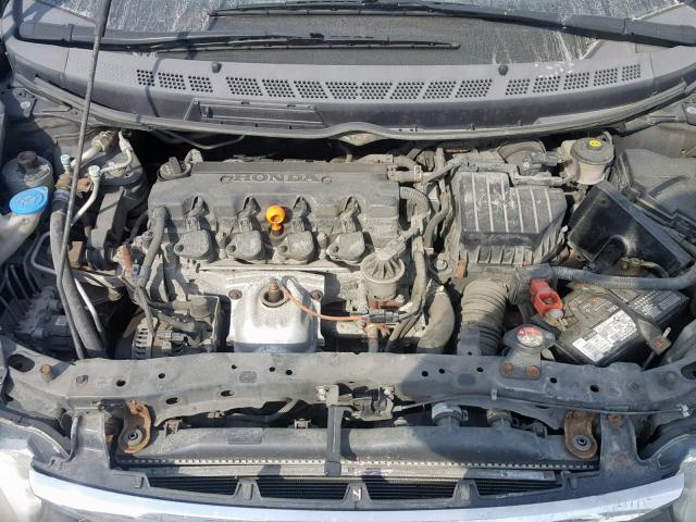 2HGFA16629H343220 - 2009 HONDA CIVIC LX-S შავი ფოტო 7