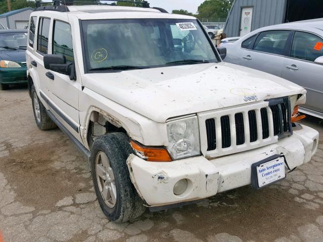 1J8HG48N96C304157 - 2006 JEEP COMMANDER თეთრი ფოტო 1