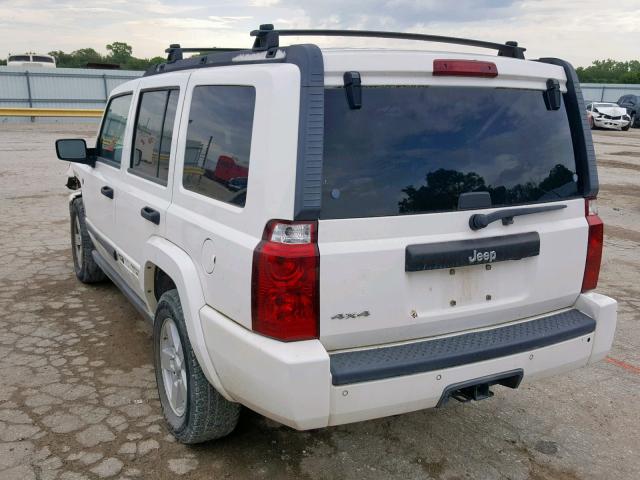 1J8HG48N96C304157 - 2006 JEEP COMMANDER თეთრი ფოტო 3