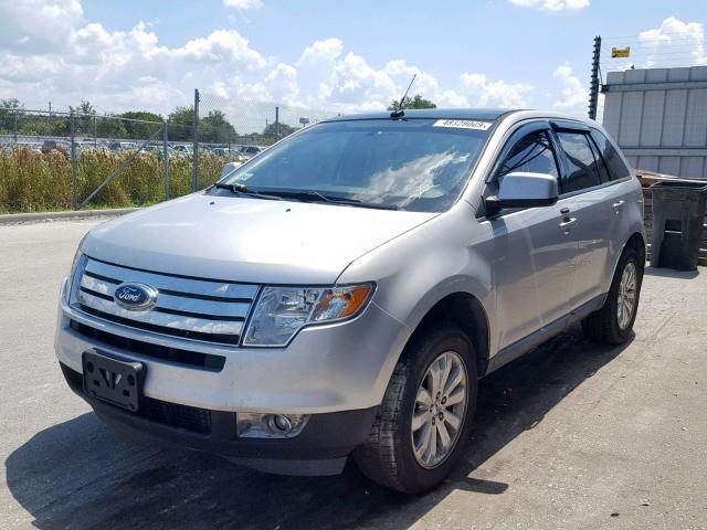 2FMDK3JC5ABA75987 - 2010 FORD EDGE SEL SILVER photo 2