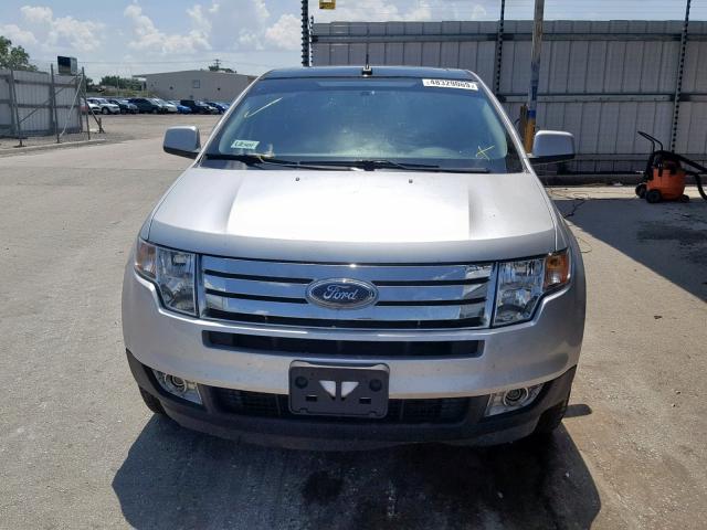 2FMDK3JC5ABA75987 - 2010 FORD EDGE SEL SILVER photo 9