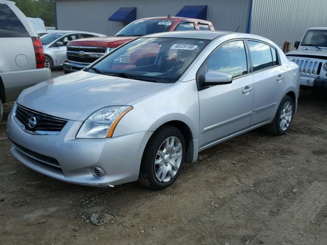 3N1AB6AP5CL647548 - 2012 NISSAN SENTRA 2.0 SILVER photo 2