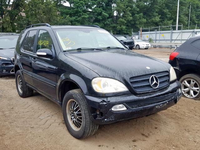 4JGAB57E54A487897 - 2004 MERCEDES-BENZ ML 350 BLACK photo 1