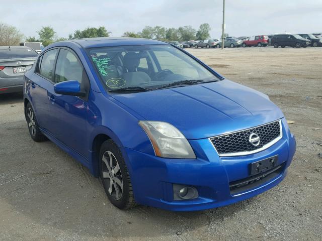 3N1AB6AP5BL727592 - 2011 NISSAN SENTRA 2.0 BLUE photo 1