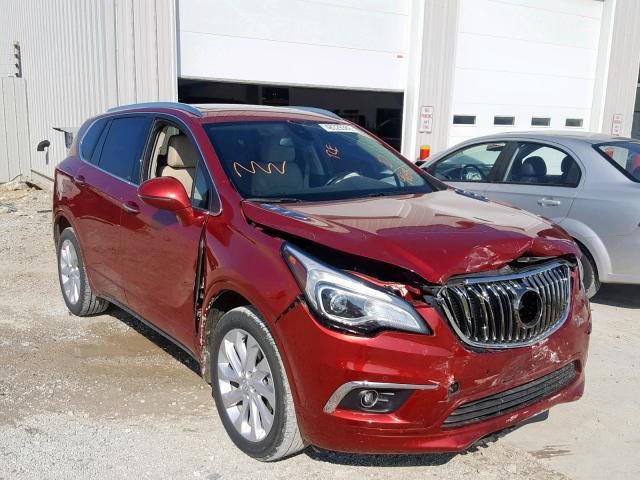 LRBFXESX5HD129688 - 2017 BUICK ENVISION P RED photo 1