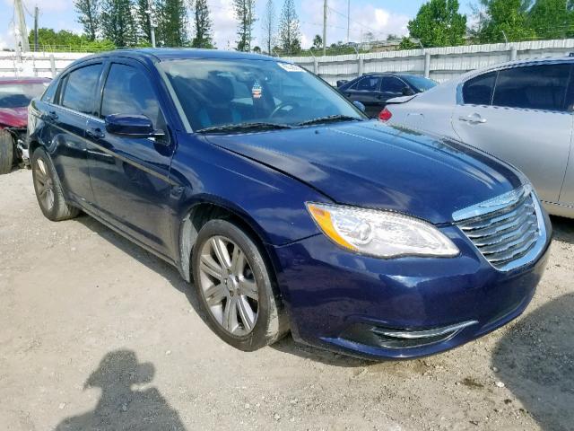 1C3CCBBB3DN609675 - 2013 CHRYSLER 200 TOURIN BLUE photo 1