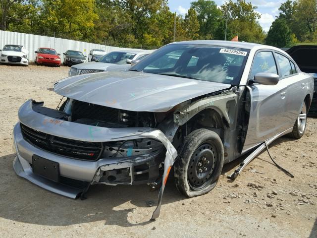 2C3CDXHG9GH112740 - 2016 DODGE CHARGER SX SILVER photo 2