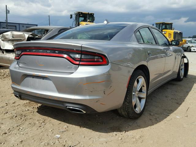 2C3CDXHG9GH112740 - 2016 DODGE CHARGER SX SILVER photo 4