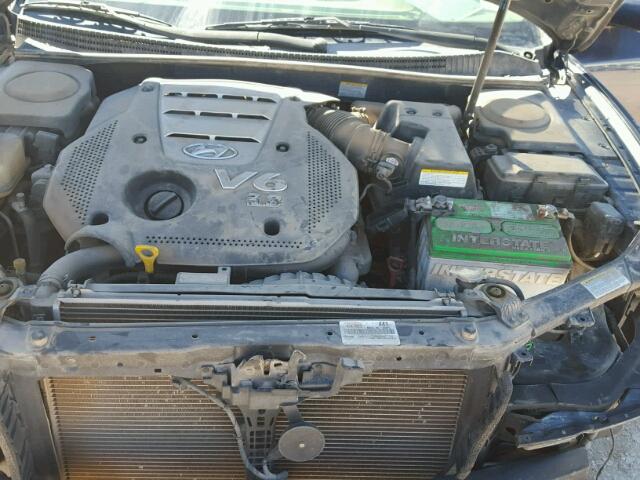 KMHFC46F37A190476 - 2007 HYUNDAI AZERA SE BLUE photo 7