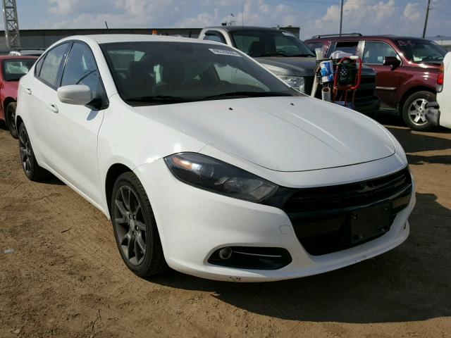 1C3CDFBB3FD331339 - 2015 DODGE DART SXT WHITE photo 1