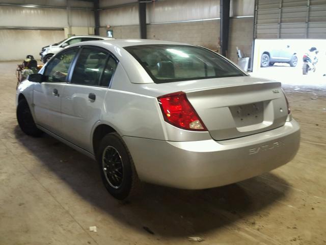 1G8AG52F94Z231750 - 2004 SATURN ION LEVEL SILVER photo 3