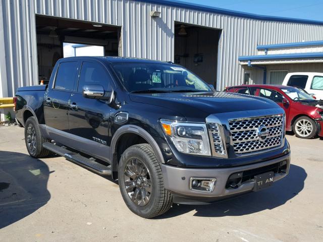 1N6AA1E66HN504343 - 2017 NISSAN TITAN SV BLACK photo 1