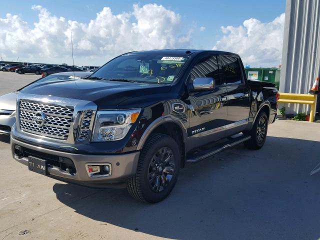 1N6AA1E66HN504343 - 2017 NISSAN TITAN SV BLACK photo 2