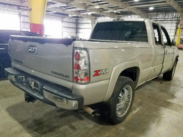 1GCEK19B15E214600 - 2005 CHEVROLET SILVERADO TAN photo 4