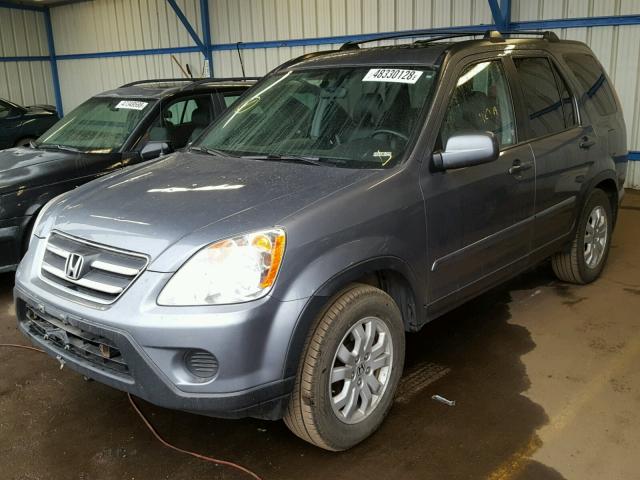 JHLRD78965C028062 - 2005 HONDA CR-V SE GRAY photo 2