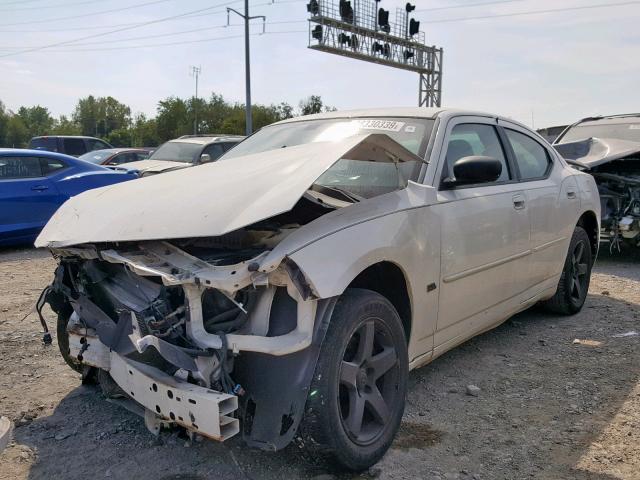 2B3CA3CV8AH127497 - 2010 DODGE CHARGER SX WHITE photo 2