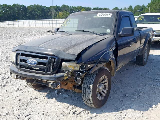 1FTYR14UX7PA23153 - 2007 FORD RANGER SUP BLACK photo 2