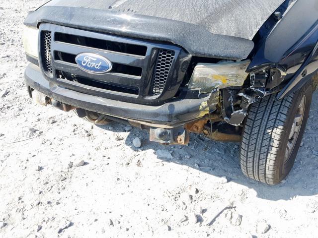 1FTYR14UX7PA23153 - 2007 FORD RANGER SUP BLACK photo 9