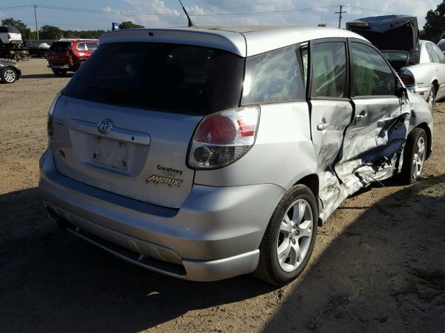 2T1KR30E28C707839 - 2008 TOYOTA COROLLA MA GRAY photo 4