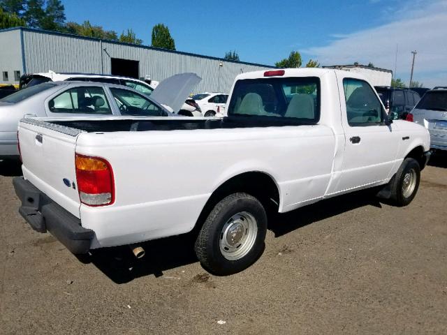 1FTYR10C6XUB73002 - 1999 FORD RANGER WHITE photo 4