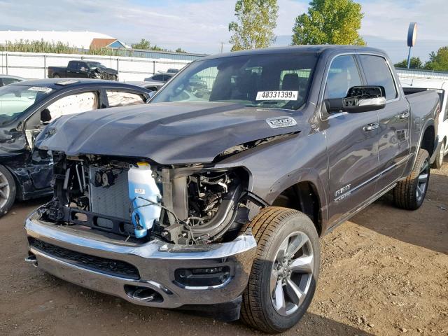 1C6SRFHT3KN839900 - 2019 RAM 1500 LIMIT CHARCOAL photo 2