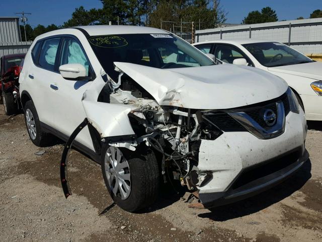 5N1AT2MV2EC834916 - 2014 NISSAN ROGUE S WHITE photo 1