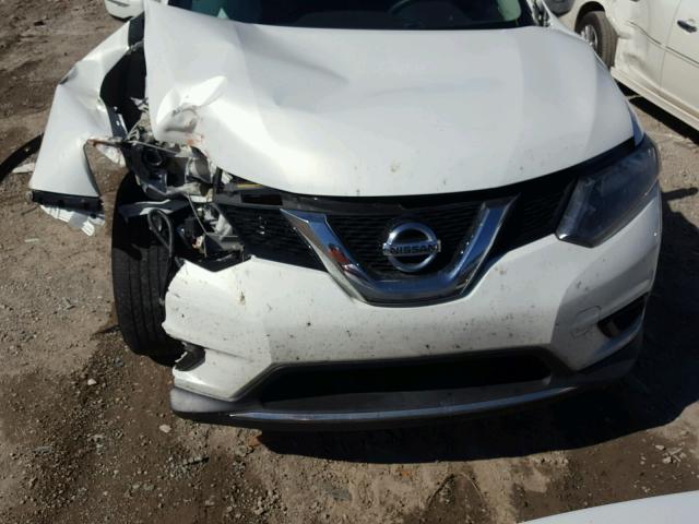 5N1AT2MV2EC834916 - 2014 NISSAN ROGUE S WHITE photo 7