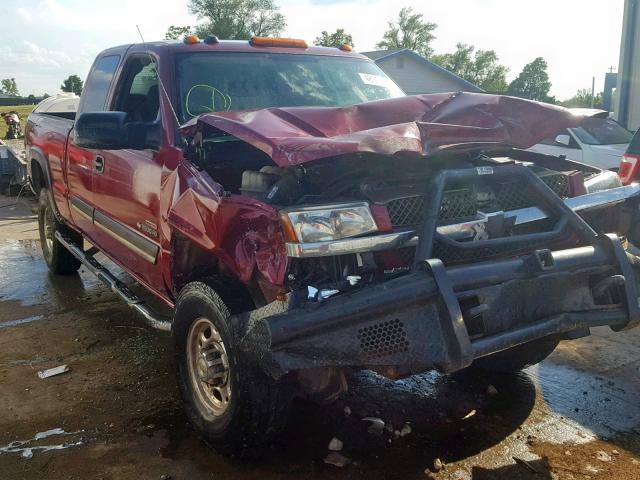 1GCHK29114E158604 - 2004 CHEVROLET SILVERADO MAROON photo 1