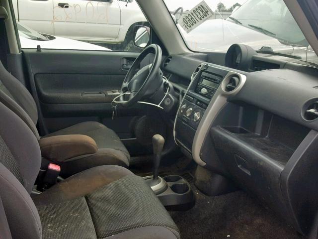 JTLKT324954021905 - 2005 TOYOTA SCION XB მუქწითელი ფოტო 5