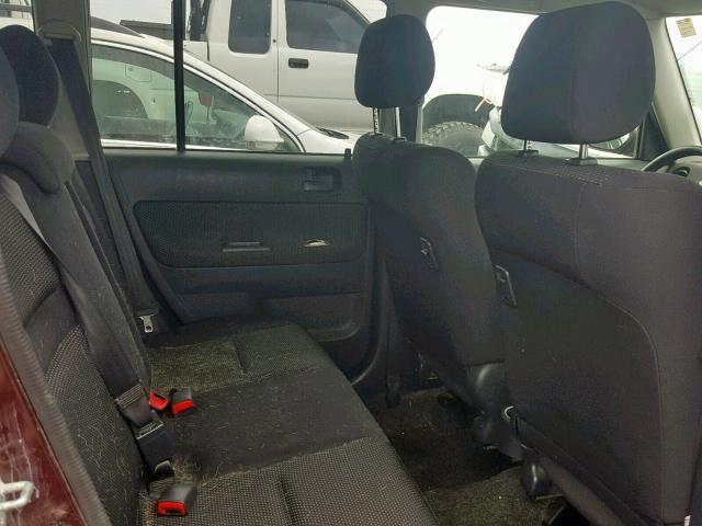 JTLKT324954021905 - 2005 TOYOTA SCION XB მუქწითელი ფოტო 6