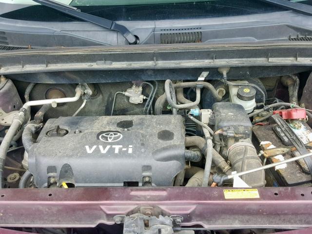 JTLKT324954021905 - 2005 TOYOTA SCION XB მუქწითელი ფოტო 7