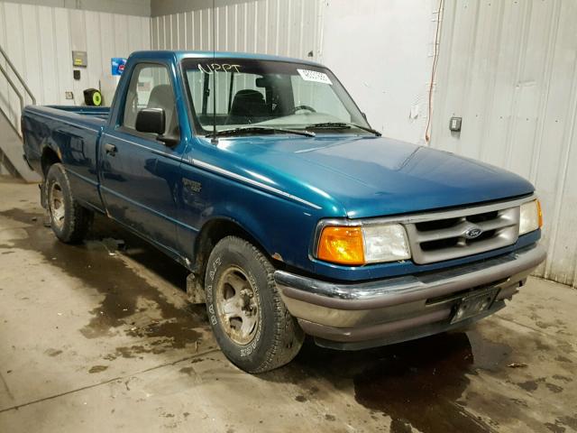 1FTCR10U8TPA98993 - 1996 FORD RANGER GREEN photo 1