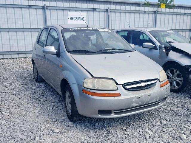 KL1TJ62674B174650 - 2004 CHEVROLET AVEO LS SILVER photo 1