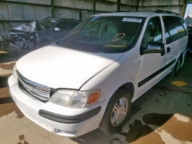 1GNDX03E03D257958 - 2003 CHEVROLET VENTURE WHITE photo 2