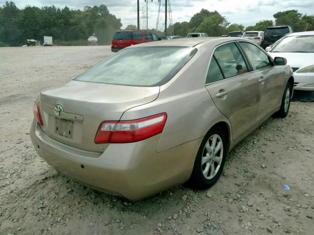 JTNBE46K273003688 - 2007 TOYOTA CAMRY NEW BEIGE photo 4