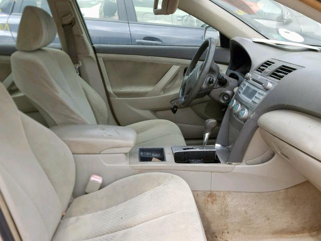 JTNBE46K273003688 - 2007 TOYOTA CAMRY NEW BEIGE photo 5