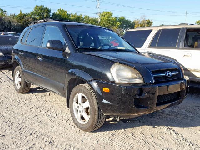 KM8JM12B66U378446 - 2006 HYUNDAI TUCSON GL BLACK photo 1