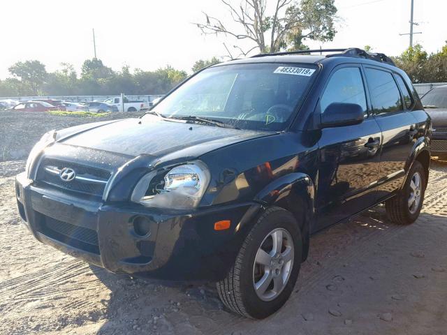 KM8JM12B66U378446 - 2006 HYUNDAI TUCSON GL BLACK photo 2